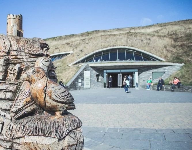 The visitor centre at The cliffs of Moher